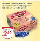 Thunfisch-Filets in Olivenöl im Angebot bei GLOBUS in Speyer Thunfisch-Filets in Olivenöl Angebote von Saupiquet bei GLOBUS Speyer für 2,49 €