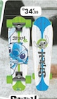 Skateboard cruiser 27,5’’ | 5 ans - STITCH - JouéClub Skateboard cruiser 27,5’’ | 5 ans - STITCH à 34,99 € dans le catalogue JouéClub