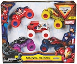 Coffret 5 véhicules Monster Trucks Marvel dans le catalogue La Grande Récré