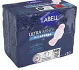 Serviettes ultra mince nuit avec ailettes x10 - LABELL en promo chez Intermarché Hyper Serviettes ultra mince nuit avec ailettes x10 - LABELL dans le catalogue Intermarché Hyper