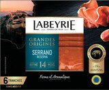 Jambon Serrano Grande Origine Affiné 14 Mois 6 Tranches à Intermarché Hyper dans Villeneuve-Tolosane