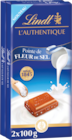 TABLETTES DE CHOCOLAT L'AUTHENTIQUE LINDT - LINDT en promo chez Auchan Hypermarché Nice à 4,89 €