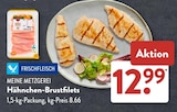 Hähnchen-Brustfilets im Angebot bei ALDI SÜD in Frankfurt Hähnchen-Brustfilets Angebote von Meine Metzgerei bei ALDI SÜD Frankfurt für 12,99 €