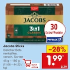 Aktuelle Kaffee Angebote bei Netto Marken-Discount in Mannheim Aktuelles Sticks Angebot bei Netto Marken-Discount in Mannheim ab 1,99 €