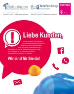 Telefonladen Duderstadt Prospekt für Wingerode mit 11 Seiten Telefonladen Duderstadt Prospekt für Wingerode: "Wir sind für Sie da!", 11 Seiten, 01.01.2021 - 31.01.2021