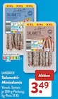 Salametti Minisalamis Klassik im ALDI SÜD Prospekt Salametti Minisalamis Klassik von Landbeck im aktuellen ALDI SÜD Prospekt für 3,49 €