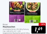 Maultaschen Angebote von Bürger bei Konsum Dresden für 1,69 €