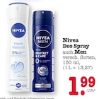 Nivea Deo Spray auch Men im Angebot bei E center in Mannheim Nivea Deo Spray auch Men Angebote von NIVEA bei E center Mannheim für 1,99 €