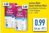 Unsere Haltbare Vollmilch oder Unsere Haltbare Fettarme Milch bei diska im Görlitz Prospekt für 0,99 €