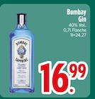 Gin im Angebot bei EDEKA in Heidenheim Gin Angebote von Bombay bei EDEKA Heidenheim für 16,99 €