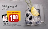 Trinkglas groß Angebote bei REWE Moers für 1,00 €