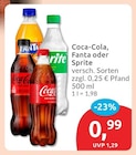 Coca-Cola im budni Prospekt Coca-Cola von  im aktuellen budni Prospekt für 0,99 €