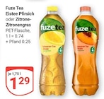 Eistee Pfirsich Angebote von Fuze Tea bei GLOBUS Jena für 1,29 €