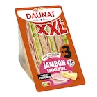 Sandwich XXL - DAUNAT - Carrefour Market Sandwich XXL - DAUNAT à 2,19 € dans le catalogue Carrefour Market