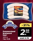 Bratwurst fein Angebote von Pommernland bei Netto mit dem Scottie Neumünster für 2,99 €