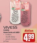 Home Socks mit ABS³ Angebote von VIVESS bei REWE Ingolstadt für 4,99 €