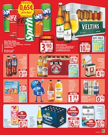 Coca Cola im EDEKA Prospekt "Aktuelle Angebote" mit 16 Seiten (Potsdam)