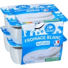 Fromage blanc nature - CARREFOUR CLASSIC' en promo chez Carrefour Market Fromage blanc nature - CARREFOUR CLASSIC' dans le catalogue Carrefour Market