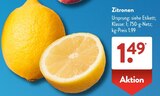 Zitronen im ALDI SÜD Prospekt Zitronen im aktuellen ALDI SÜD Prospekt für 1,49 €
