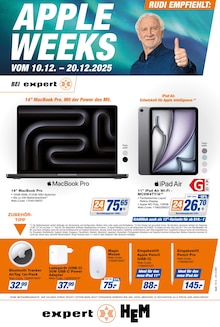 Aktueller expert Prospekt (Gaildorf, 3 Seiten zum blättern expert Prospekt APPLE WEEKS mit 3 Seiten