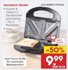 Sandwich-Maker von GOURMETMAXX im aktuellen Netto Marken-Discount Prospekt