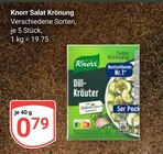 Salat Krönung im Angebot bei GLOBUS in Siegen Salat Krönung Angebote von Knorr bei GLOBUS Siegen für 0,79 €