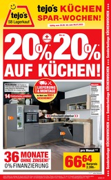 tejo's SB Lagerkauf Prospekt für Hüttenrode mit 4 Seiten tejo's SB Lagerkauf Prospekt für Hüttenrode: "KÜCHEN SPAR-WOCHEN!", 4 Seiten, 20.06.2022 - 09.07.2022