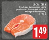 EDEKA - Lachssteak Angebot im Prospekt Lachssteak bei EDEKA im Prospekt "" für 1,49 €