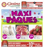 Catalogue Casino Supermarchés "Maxi Pâques", 12 pages, à L'Isle-Adam, 23/03/2020 - 05/04/2020 Prospectus Casino Supermarchés "Maxi Pâques", 12 pages, à L'Isle-Adam, 23/03/2020 - 05/04/2020