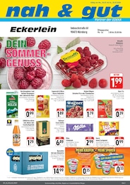 Supermarkt Prospekt von nah und gut Feucht nah und gut Prospekt: "Wir lieben Lebensmittel!", 4 Seiten, 20.07.2026 - 25.07.2026