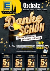 EDEKA Supermarkt Prospekt der aktuellen Woche mit 2 Seiten, gültig von 31.08.2026 bis 05.09.2026, in Oschatz und Umgebung Aktueller EDEKA Supermarkt Prospekt in Oschatz und Umgebung, "Aktuelle Angebote" mit 2 Seiten, 31.08.2026 - 05.09.2026