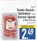 Tiroler Bauch-Speck von Handl im aktuellen EDEKA Prospekt für 2,49 €
