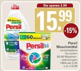 Waschmittel im Angebot bei WEZ in Minden Waschmittel Angebote von Persil bei WEZ Minden für 15,99 €
