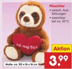 Plüschtier Angebote bei Netto Marken-Discount Warendorf für 3,99 €