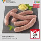 Frische grobe Bratwurst Angebote von INITIATIVE TIERWOHL bei Marktkauf Neu-Ulm für 9,99 €