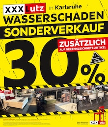 Aktueller XXXLutz Möbelhäuser Mannheim Prospekt XXXLutz Möbelhäuser Mannheim Prospekt "WASSERSCHADEN-SONDERVERKAUF" mit 1 Seite