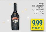 Aktuelles Irish Cream Likör Angebot bei diska in Chemnitz ab 9,99 €