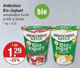 Bio-Joghurt von Andechser im aktuellen V-Markt Prospekt für 1,29 €