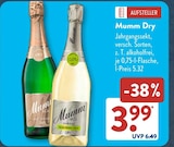 Dry im Angebot bei ALDI SÜD in Filderstadt Dry Angebote von Mumm bei ALDI SÜD Filderstadt für 3,99 €