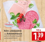 Hansen Holst. Leberpastete oder Katenmettwurst Angebote bei famila Nordost Stralsund für 1,39 €