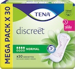 Serviettes Hygiéniques Discreet Normal x30 - TENA en promo chez Intermarché Super Serviettes Hygiéniques Discreet Normal x30 - TENA dans le catalogue Intermarché Super