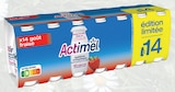 Actimel yaourt à boire édition limitée fraise - DANONE à 3,15 € dans le catalogue Intermarché Hyper