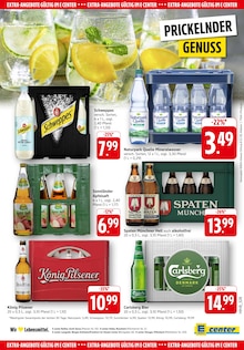 Bier im E center Prospekt "Aktuelle Angebote" mit 45 Seiten (Maintal)