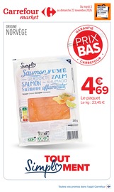 Promos Poisson dans le catalogue "Carrefour market" de Carrefour Market Poisson en promo dans le catalogue Carrefour Market à la page 1