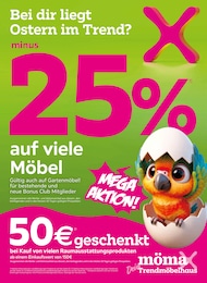 mömax Prospekt für Beilngries mit 16 Seiten mömax Prospekt für Beilngries: "Bei dir liegt Ostern im Trend?", 16 Seiten, 30.03.2026 - 05.04.2026