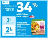Promo PLATS CUISINÉS MARIE à 2,63 € dans le catalogue Auchan Supermarché ""