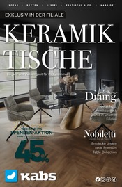 Kabs Möbel & Einrichtung Prospekt der aktuellen Woche mit 19 Seiten, gültig von 02.12.2025 bis 19.12.2025, in Großpösna und Umgebung Aktueller Kabs Möbel & Einrichtung Prospekt in Großpösna und Umgebung, "ELEGANZ UND VIELSEITIGKEIT FÜR IHR ESSZIMMER" mit 19 Seiten, 02.12.2025 - 19.12.2025