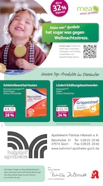 mea - meine apotheke Apotheken Prospekt der aktuellen Woche mit 4 Seiten, gültig von 01.12.2025 bis 31.12.2025, in Weeze und Umgebung Aktueller mea - meine apotheke Apotheken Prospekt in Weeze und Umgebung, "Unsere Dezember-Angebote" mit 4 Seiten, 01.12.2025 - 31.12.2025