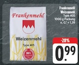 Weizenmehl Type 405 Angebote von Frankenmehl bei EDEKA Nürnberg für 0,99 €