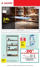 Promos Table Pliante dans le catalogue "Carrefour" de Carrefour Table Pliante en promo dans le catalogue Carrefour à la page 62